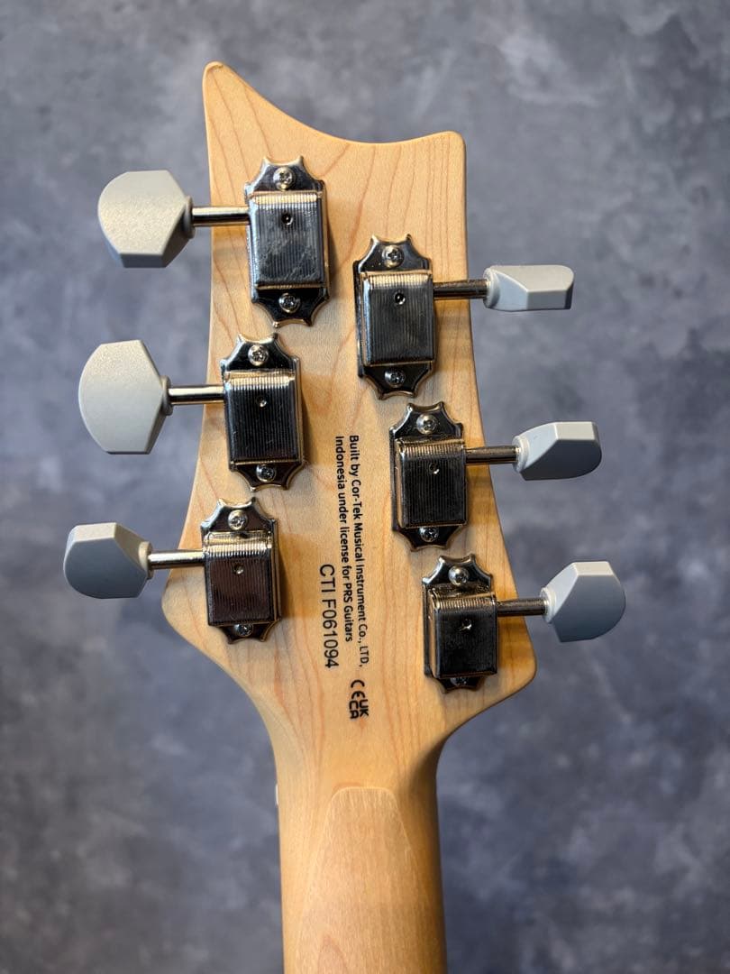 PRS SE Silver Sky 純正ロックペグ変更済み