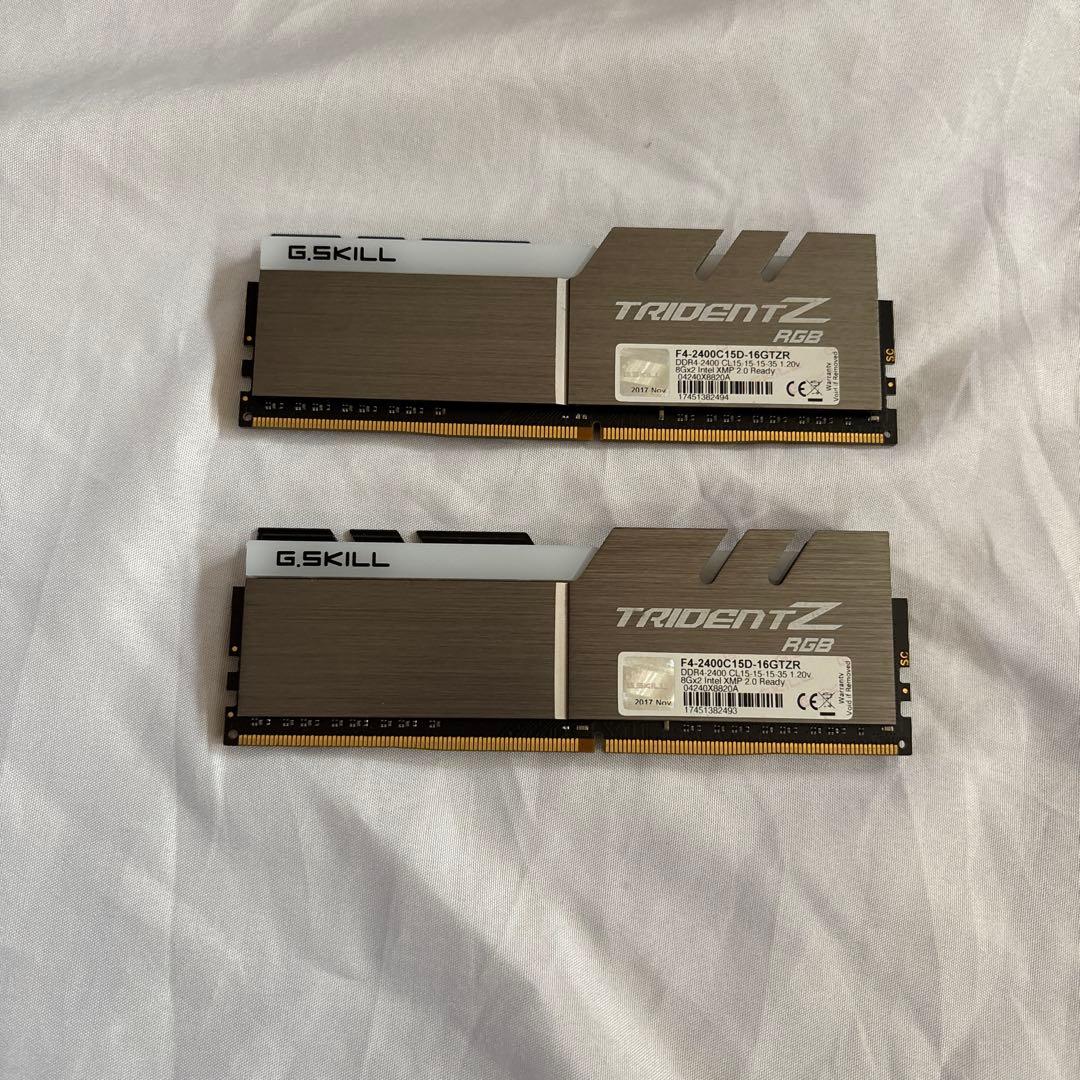 G.SKILL DDR4 メモリ 16GB 8GB×2 訳ありジャンク品