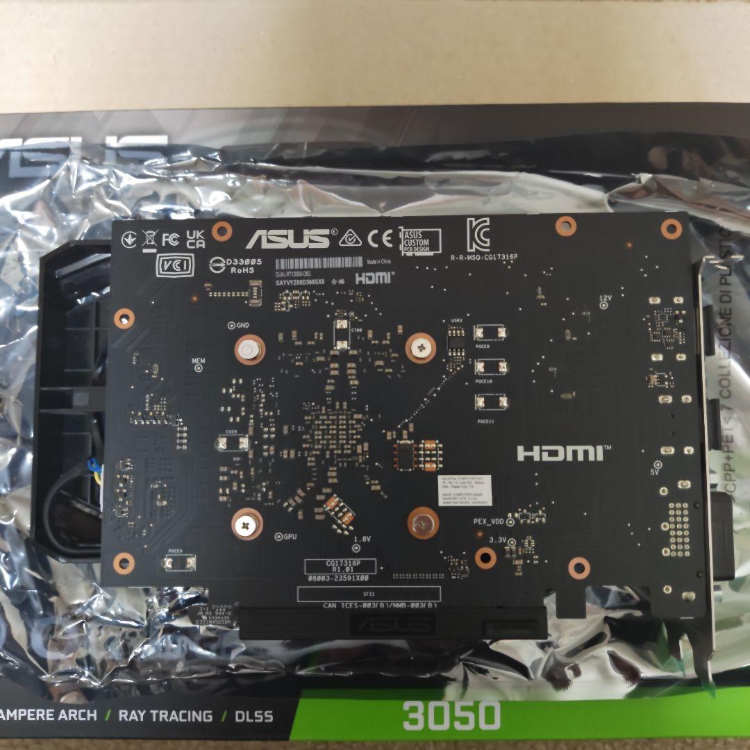 グラフィックボード・グラボ・ビデオカード ASUS GeForce RTX 3050 OC 6GB