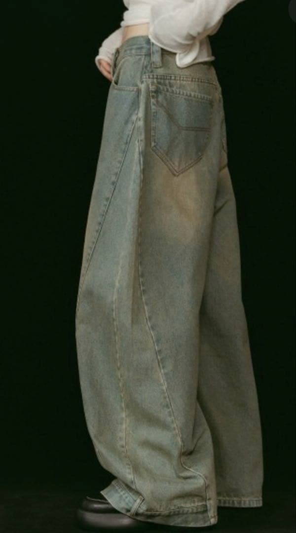 パンツ knuth marf/shirt wrap denim pants