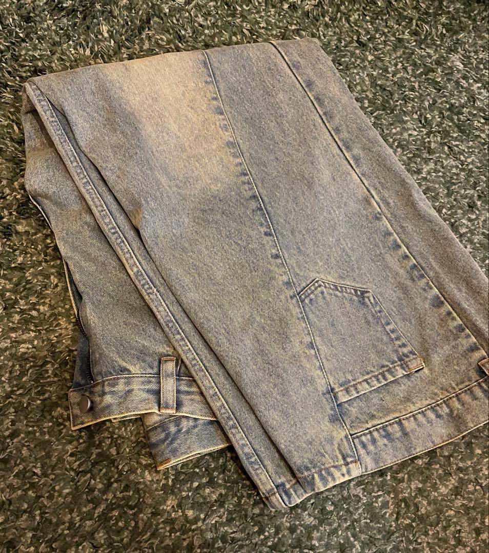 パンツ knuth marf/shirt wrap denim pants