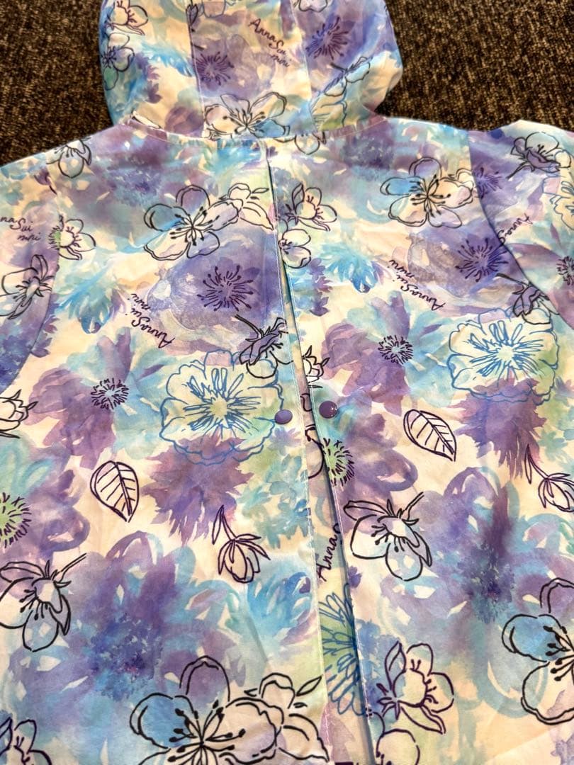 【美品】ANNA SUI mini レインコート S 100 110