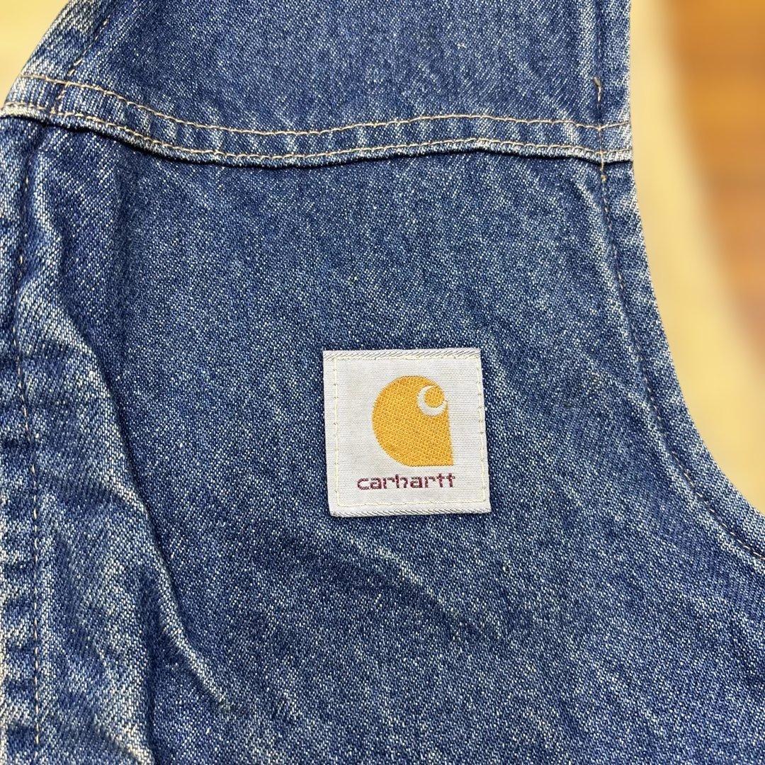 80'S CARHARTT 裏地ボア デニムベスト インディゴ USA製