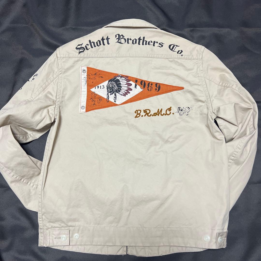 松*介様 美品Schott Brothers Co. ドリズラーベージュジャケッ