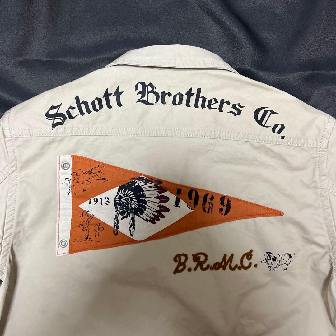 松*介様 美品Schott Brothers Co. ドリズラーベージュジャケッ