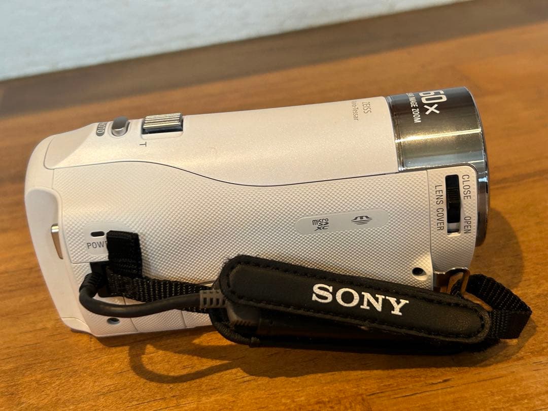 ◼︎SONY HDR CX-470◼︎コンパクト ビデオカメラレコーダー　白