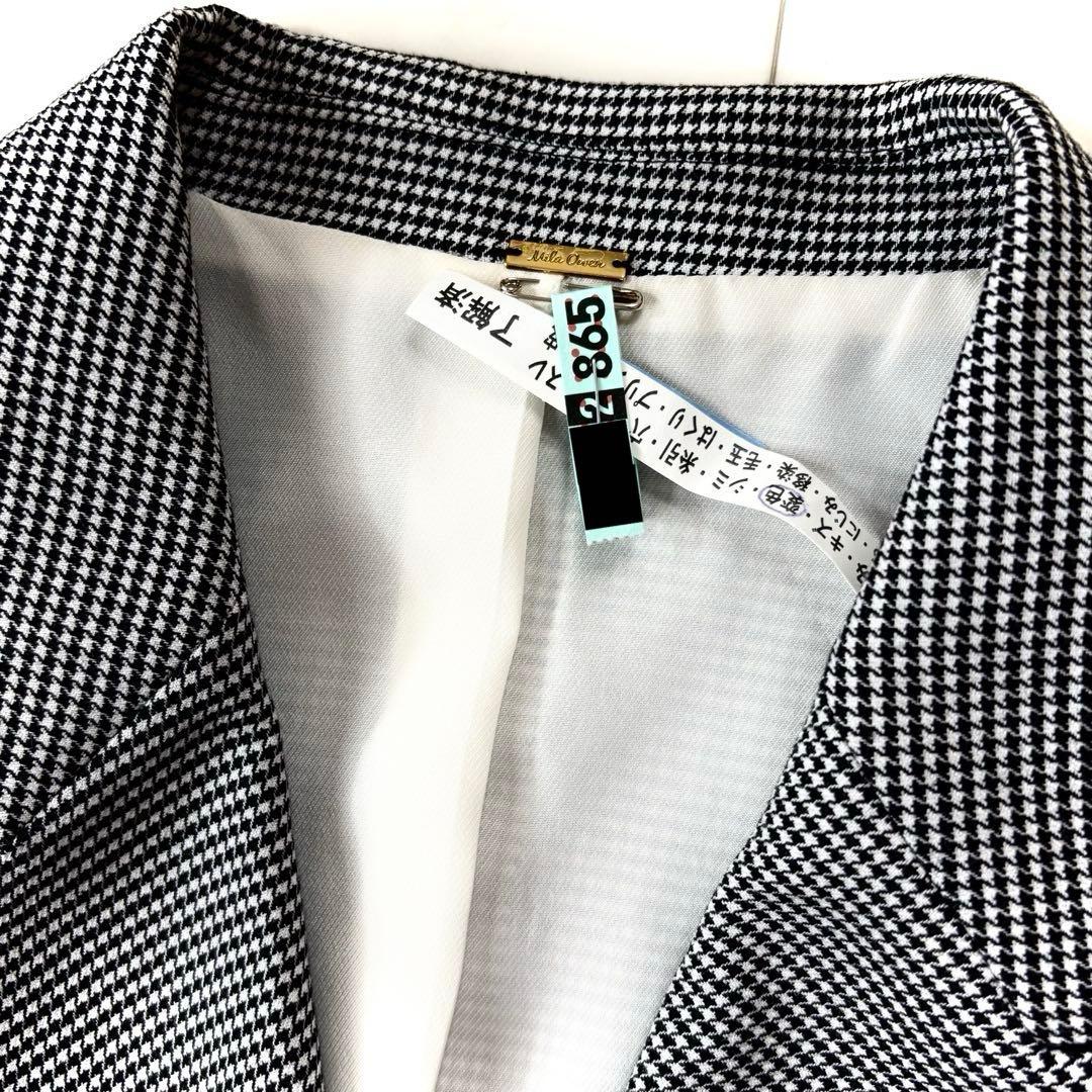 美品　クリーニング済✨ミラオーウェン　金釦ダブルブレストコンパクトジャケット