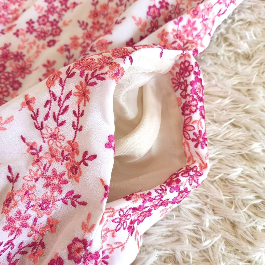 タグ付き★日本製　TOCCA 定価6.4万円　ワンピース　花柄刺繍　サイズ4