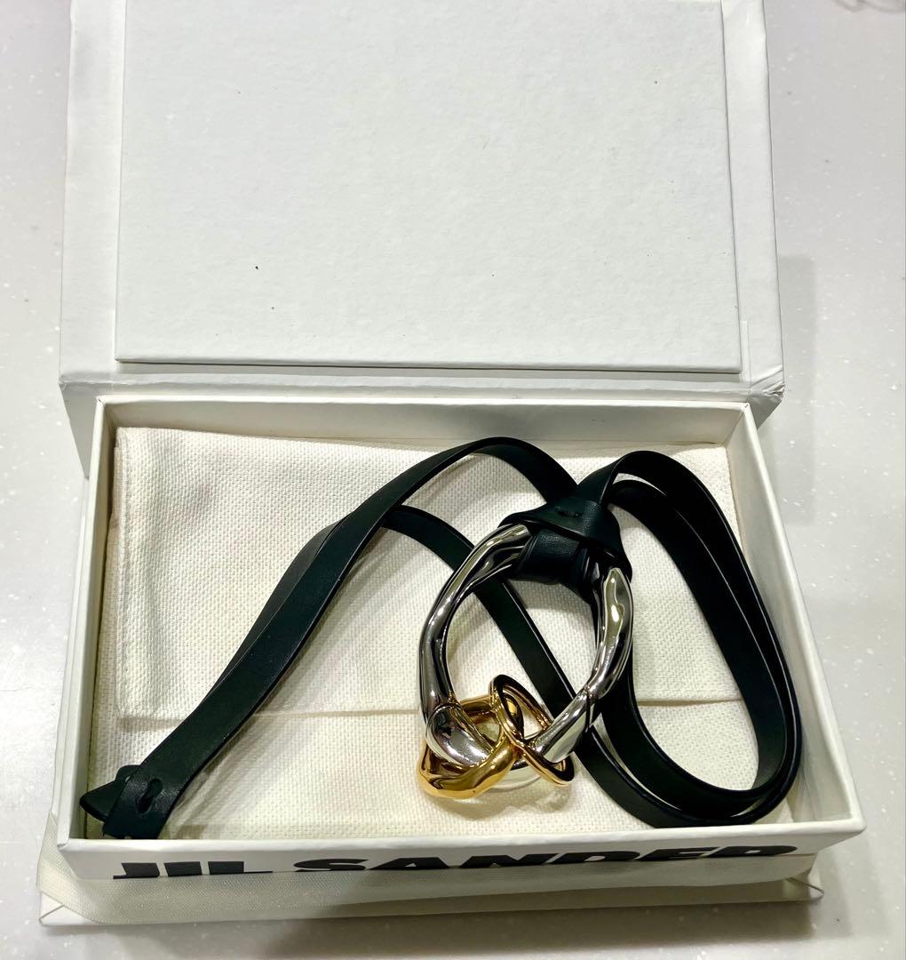 JIL SANDER ジルサンダー　レザー　ネックレス