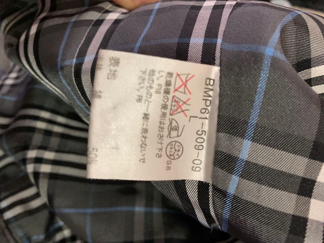 BURBERRY BLACK LABEL　コーデュロイ ジャケット　ライダース