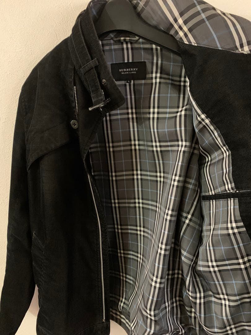 BURBERRY BLACK LABEL　コーデュロイ ジャケット　ライダース