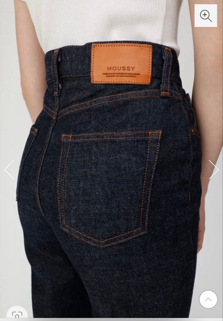 MOUSSY MVS FLARE フレアデニム ハイウェスト 日本製 24 赤耳