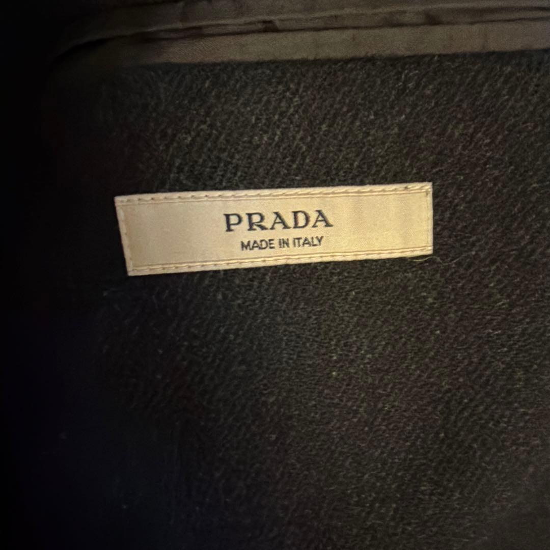 【PRADA プラダ ウールジャケット ブラック イタリア製】