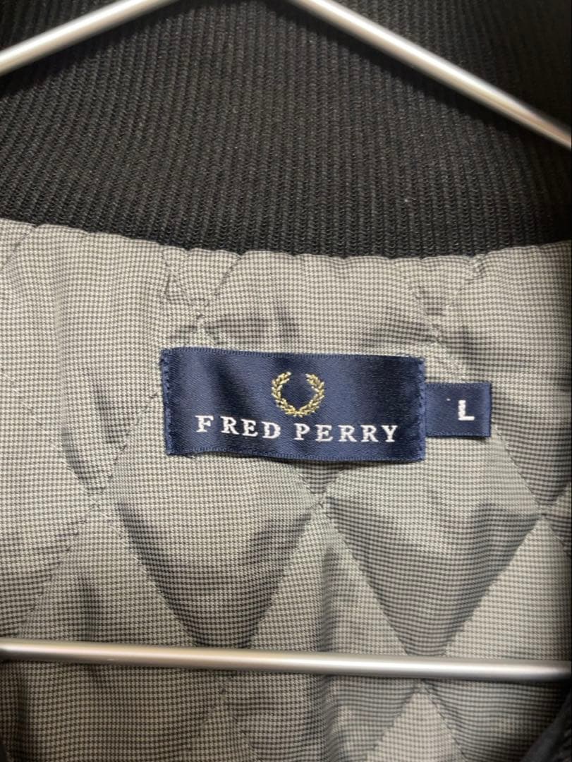 FRED PERRY ジップアップジャケット L ブラック
