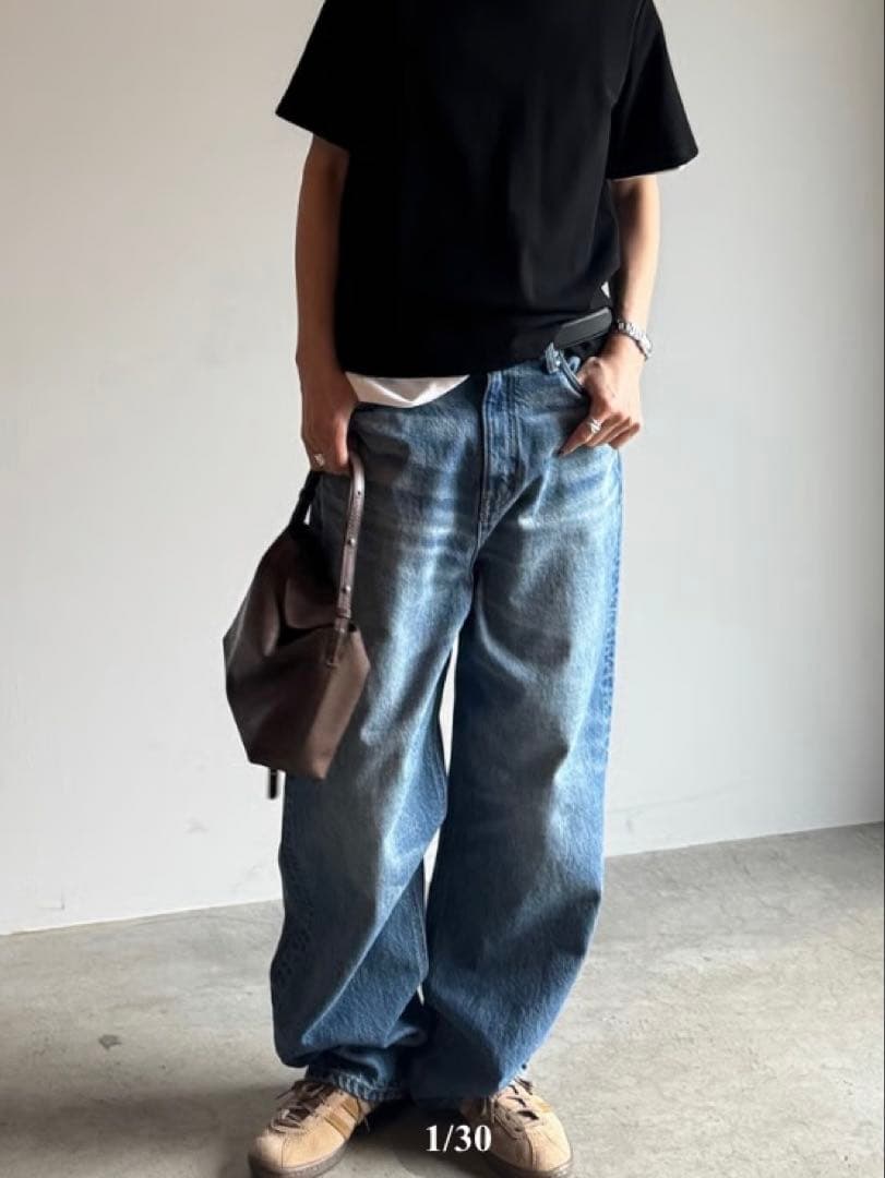 [FASHIRU × SOMETHING] baggy fit Jeans