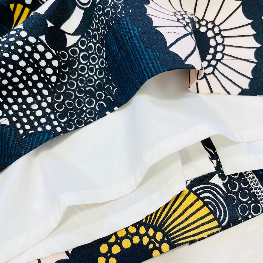 美品 マリメッコ marimekko シイルトラプータルハ ワンピース 花柄