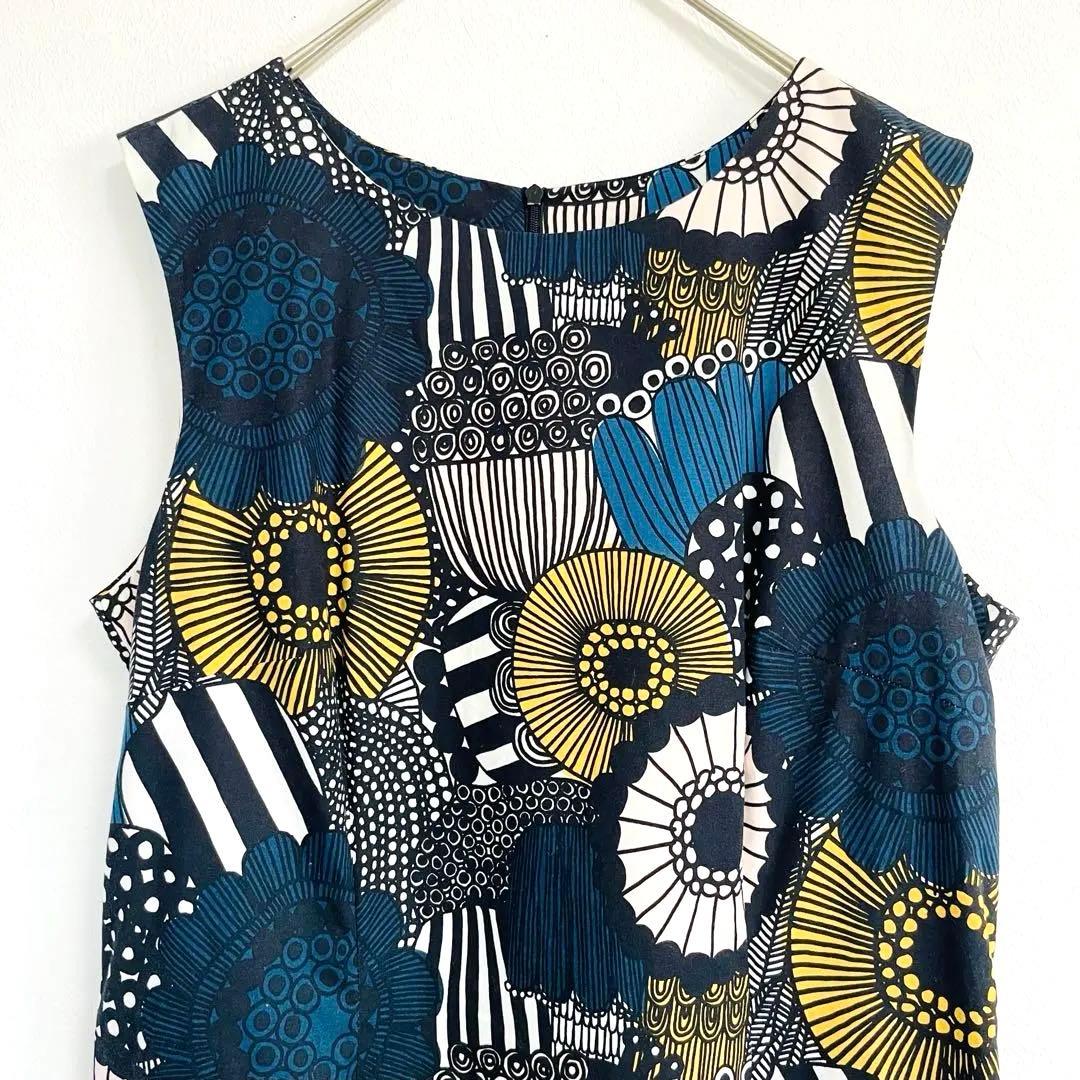 美品 マリメッコ marimekko シイルトラプータルハ ワンピース 花柄