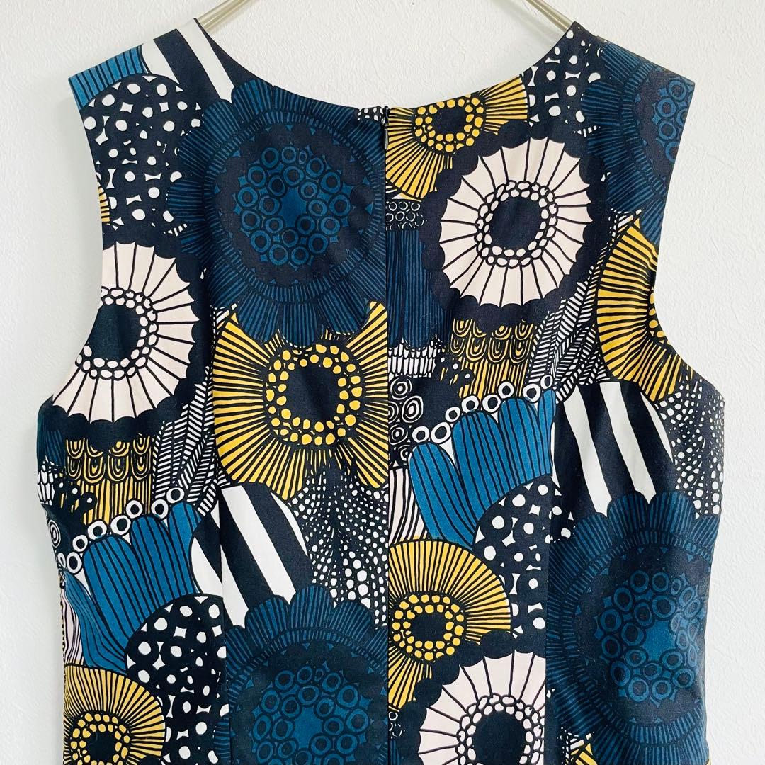 美品 マリメッコ marimekko シイルトラプータルハ ワンピース 花柄
