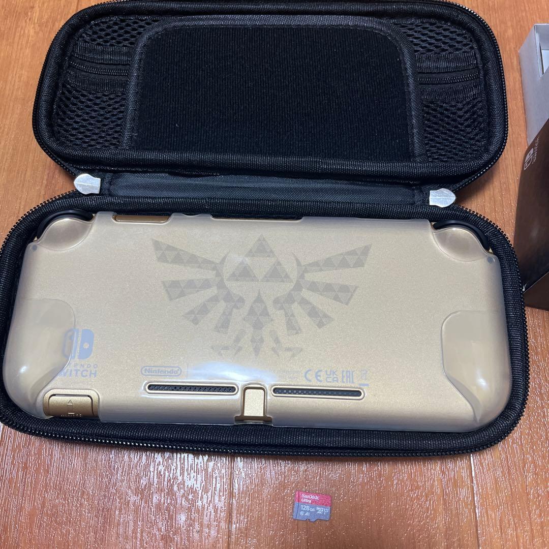 【マイクロSD128gb＋ケース＋カバー】Switch Lite Hyrule