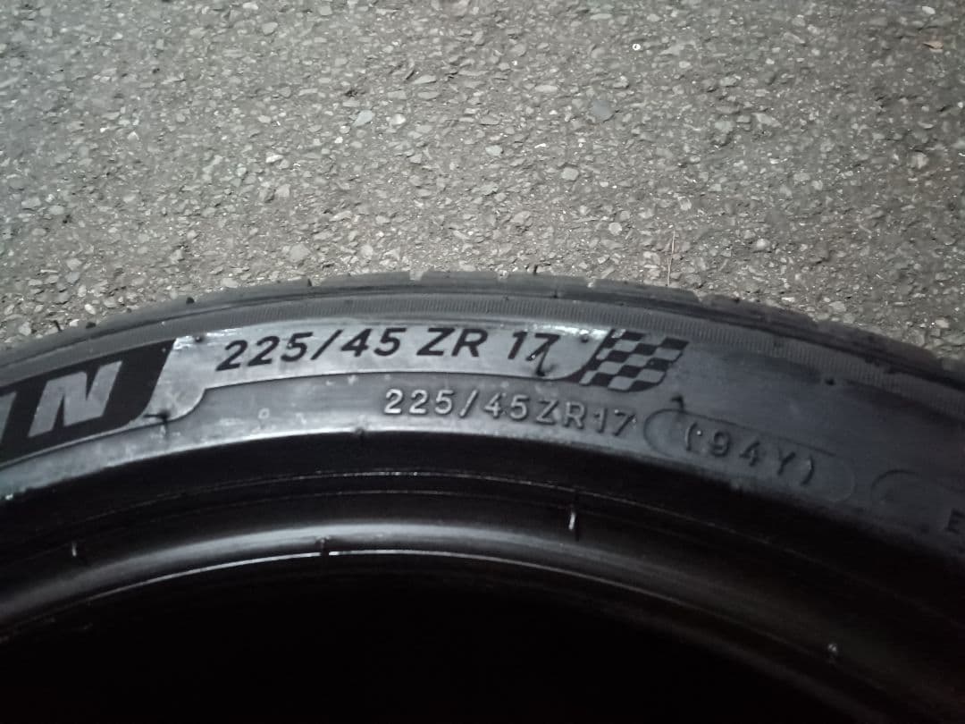 225/45R17 2本 ミシュラン　パイロットスポーツ4 215/45