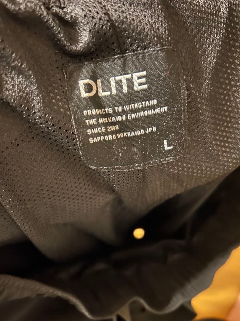 DLITE スノーボードウェア メンズ 上下セットLサイズ　ブラック
