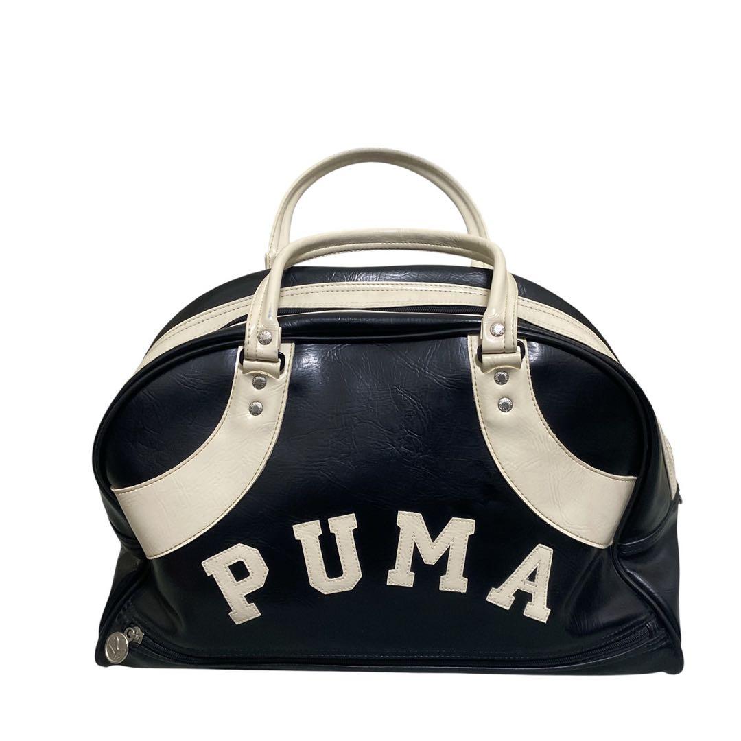 90s プーマ PUMA ボストンバック エナメル レトロ オールドプーマ