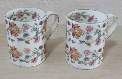 美品　ミントン　ペアマグカップ創業200年記念（1793-1993）箱付き
