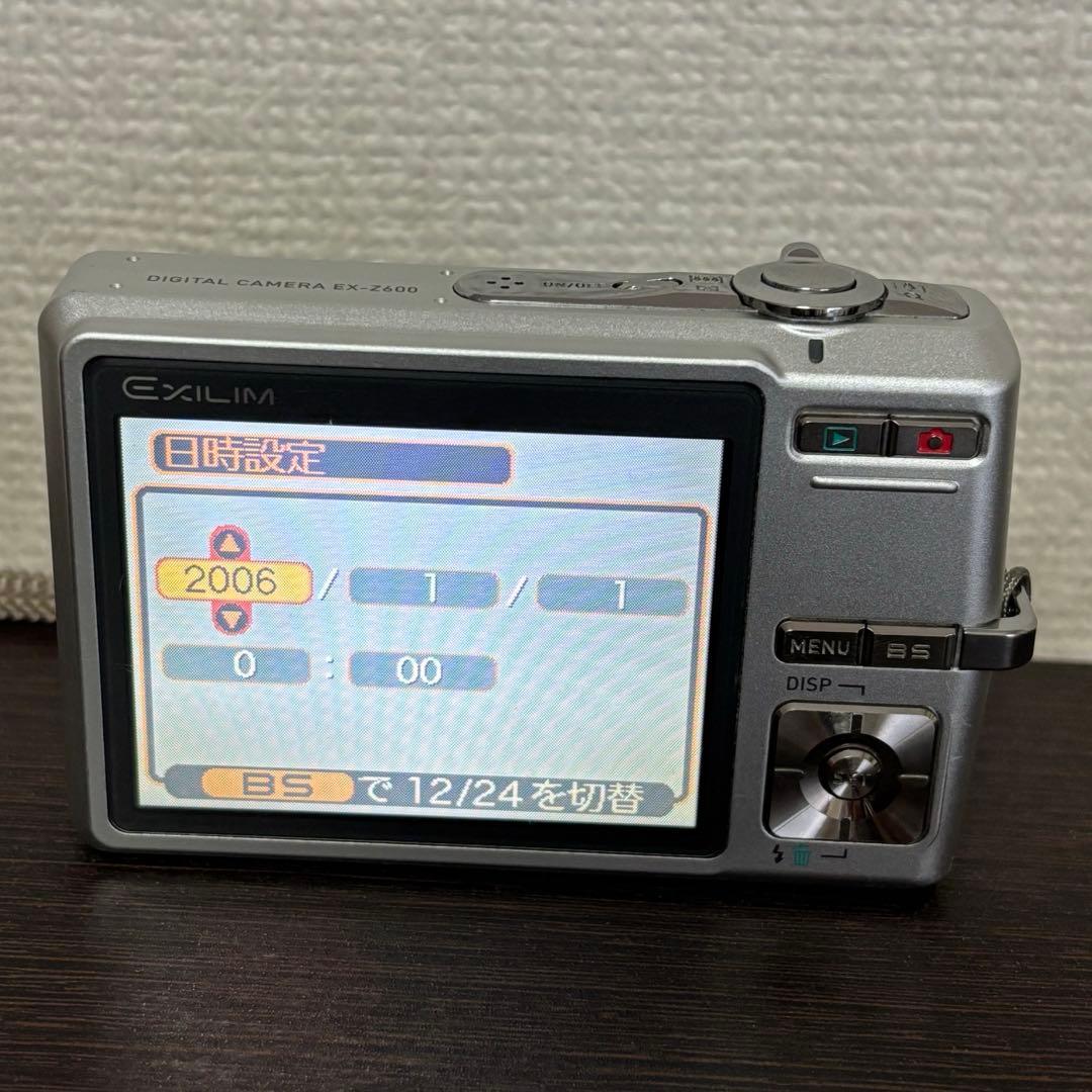 CASIO EXILIM EX-Z600 動作確認済　箱、説明書、充電器付