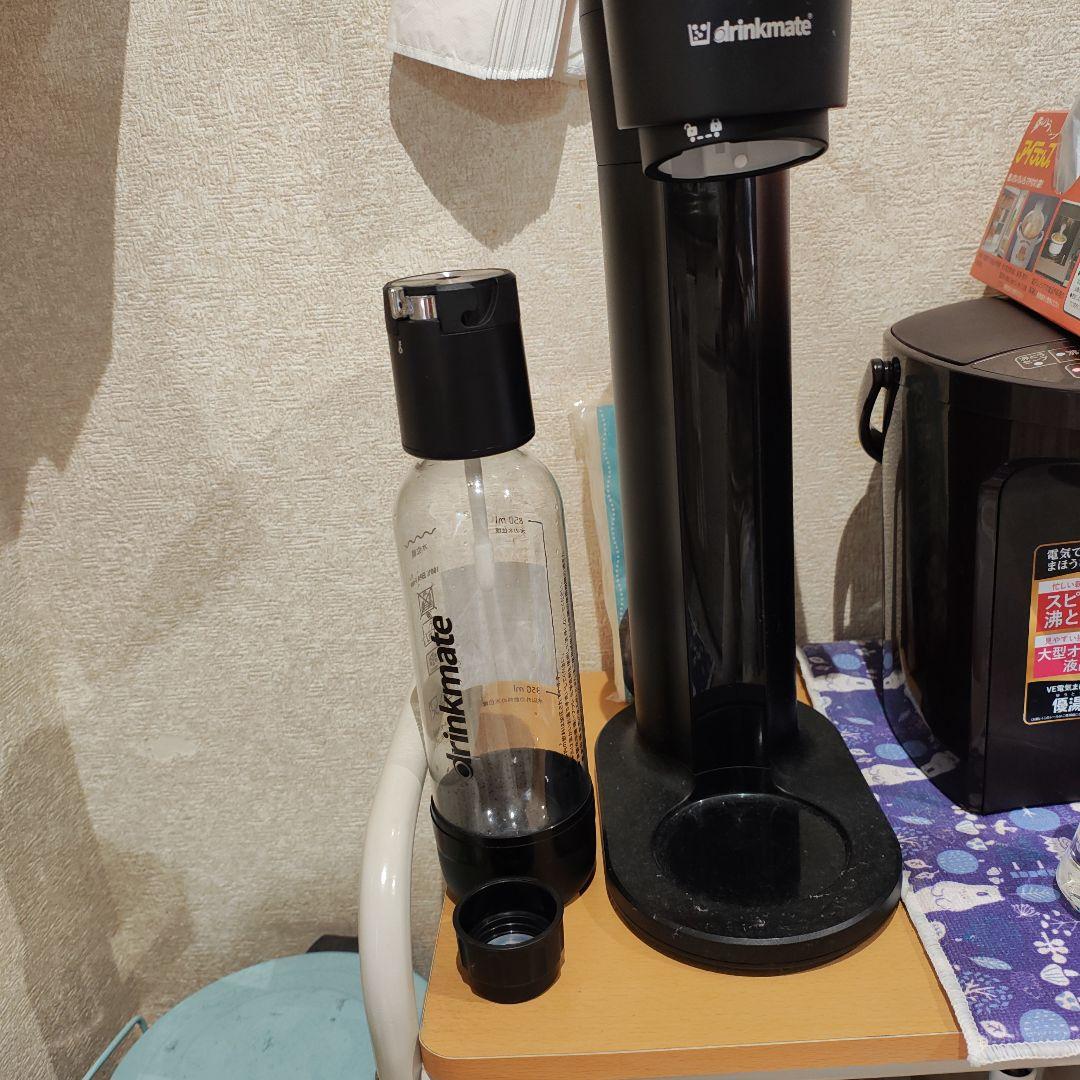drinkmate 炭酸水メーカー ボトル付き ブラック