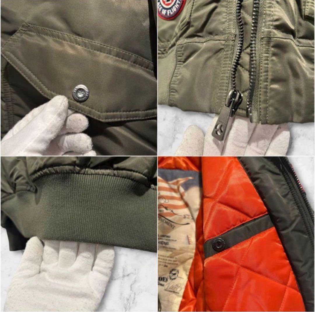新品級‼️トップガン MA-1 CWU-45襟ボア Lサイズ フライトジャケット