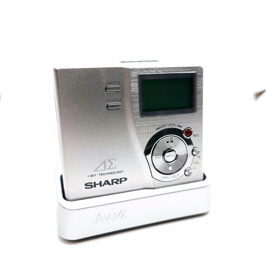 【希少】SHARP ポータブルMDレコーダー MD-DR77-S