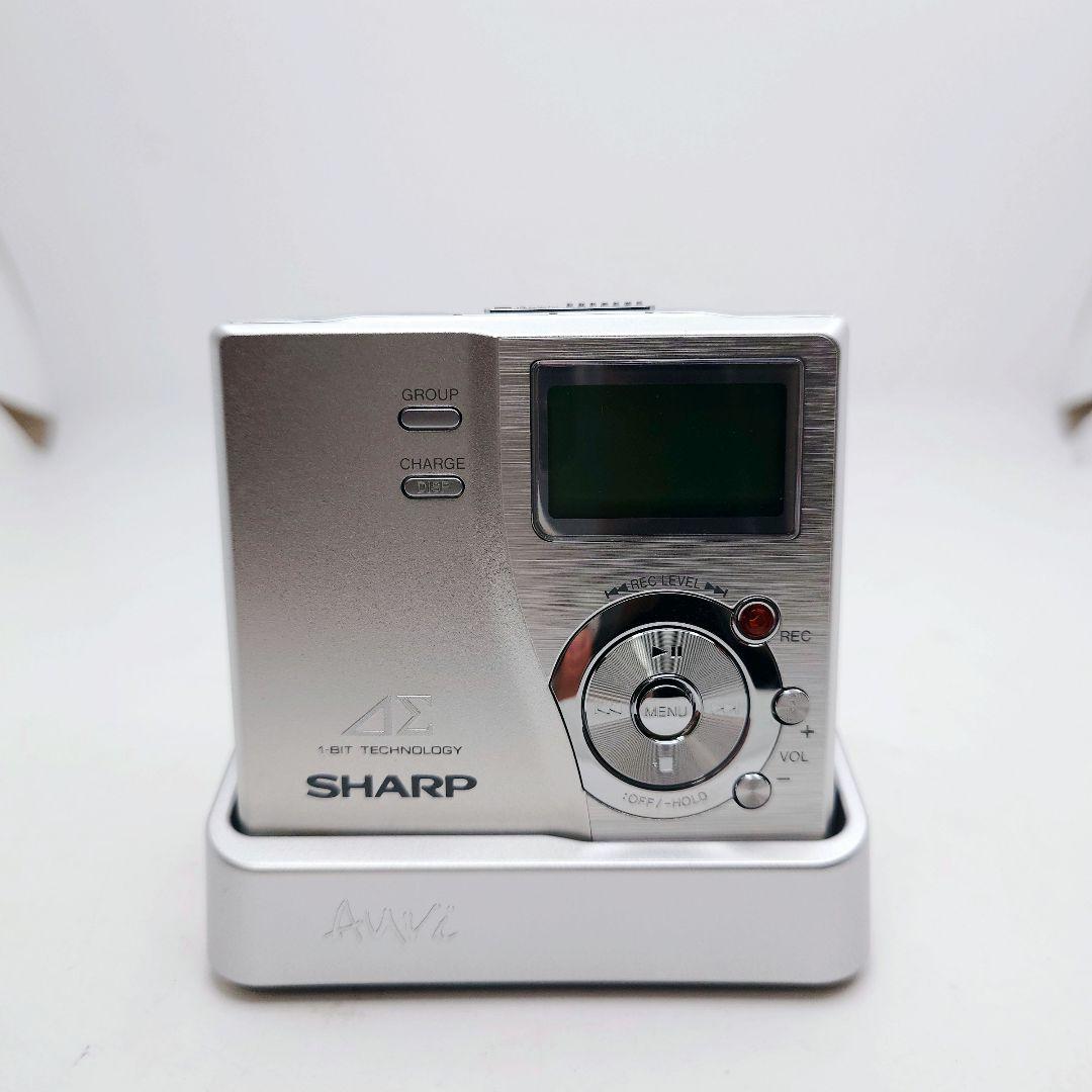 【希少】SHARP ポータブルMDレコーダー MD-DR77-S
