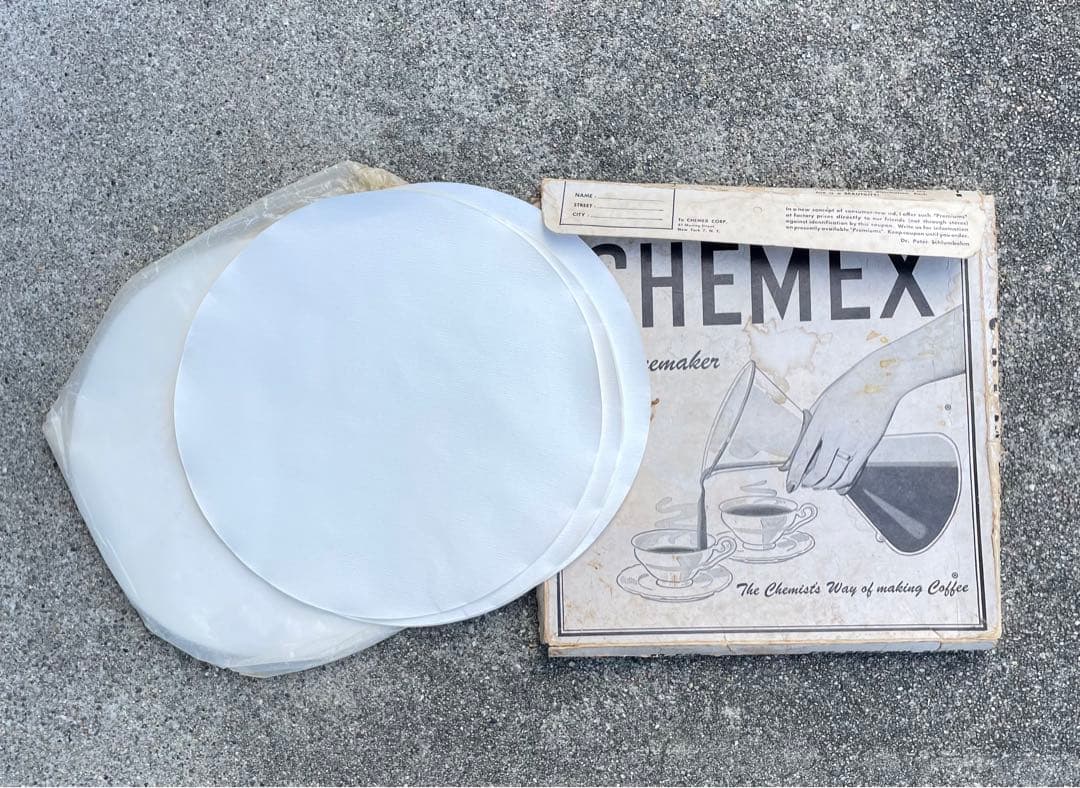 chemex coffee ヴィンテージ コーヒーフィルター カフェUSA