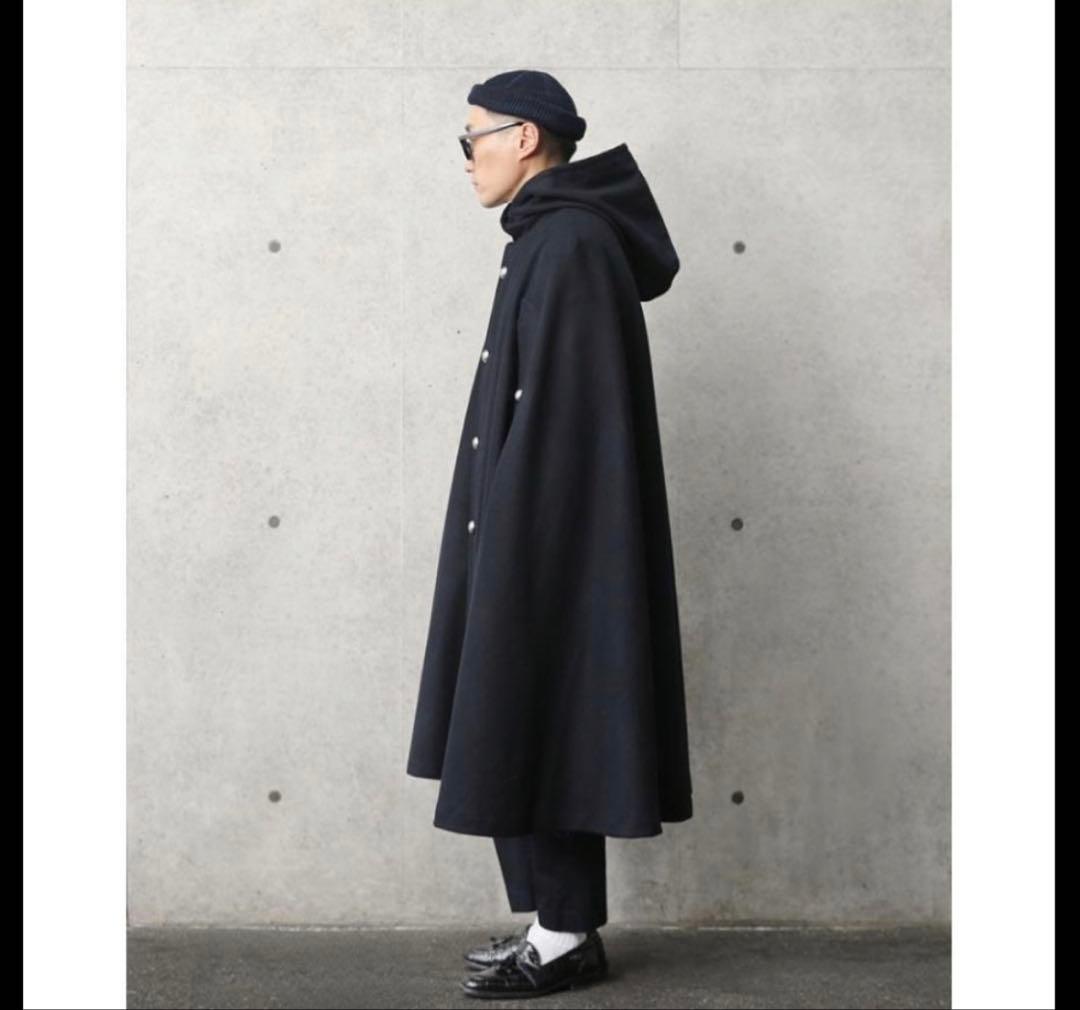 完売品 WAIPER.incフランス軍 ウールケープ マント ポンチョ ロング丈