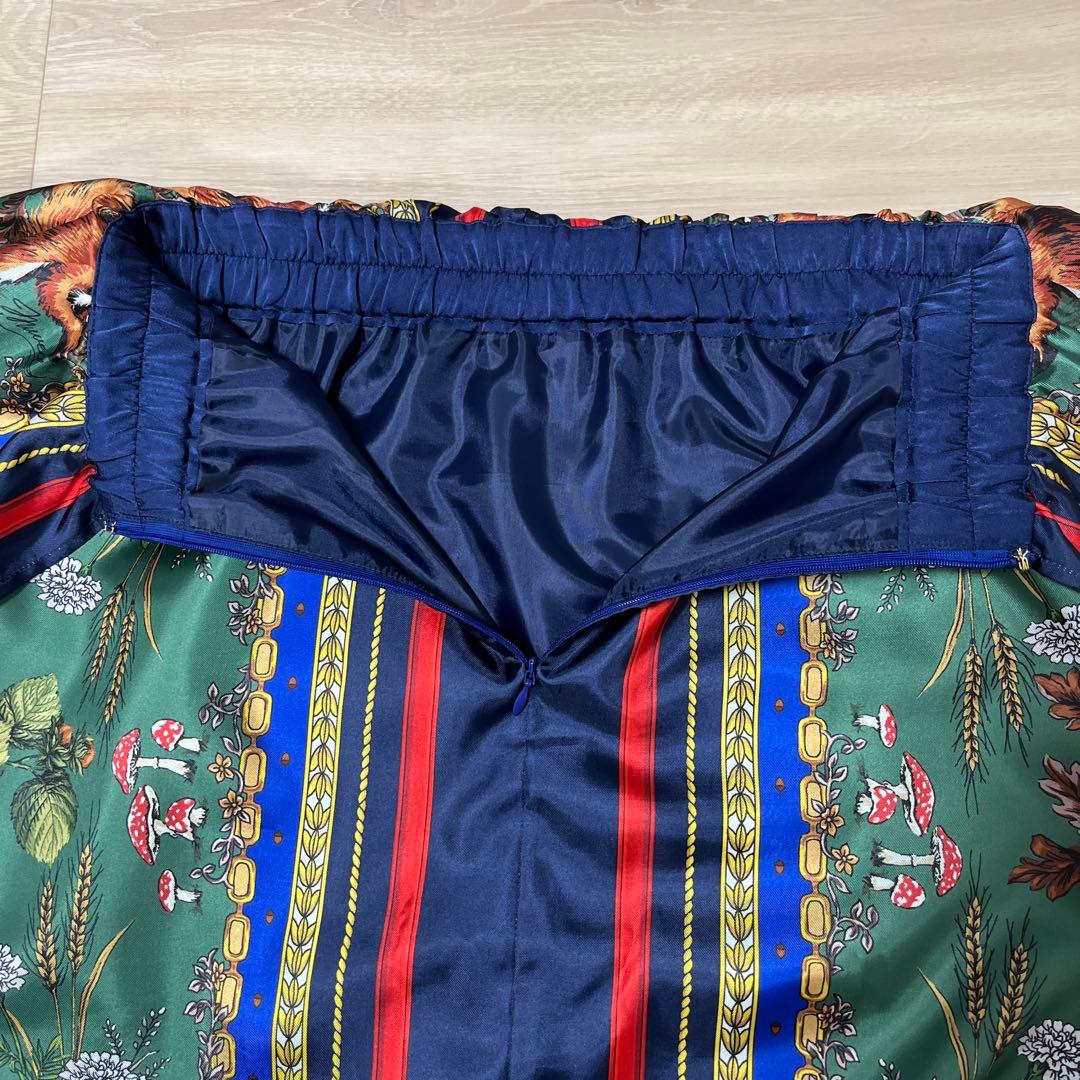 【MUVEIL】 25AW リス柄　ミューベル　スカーフ プリントスカート