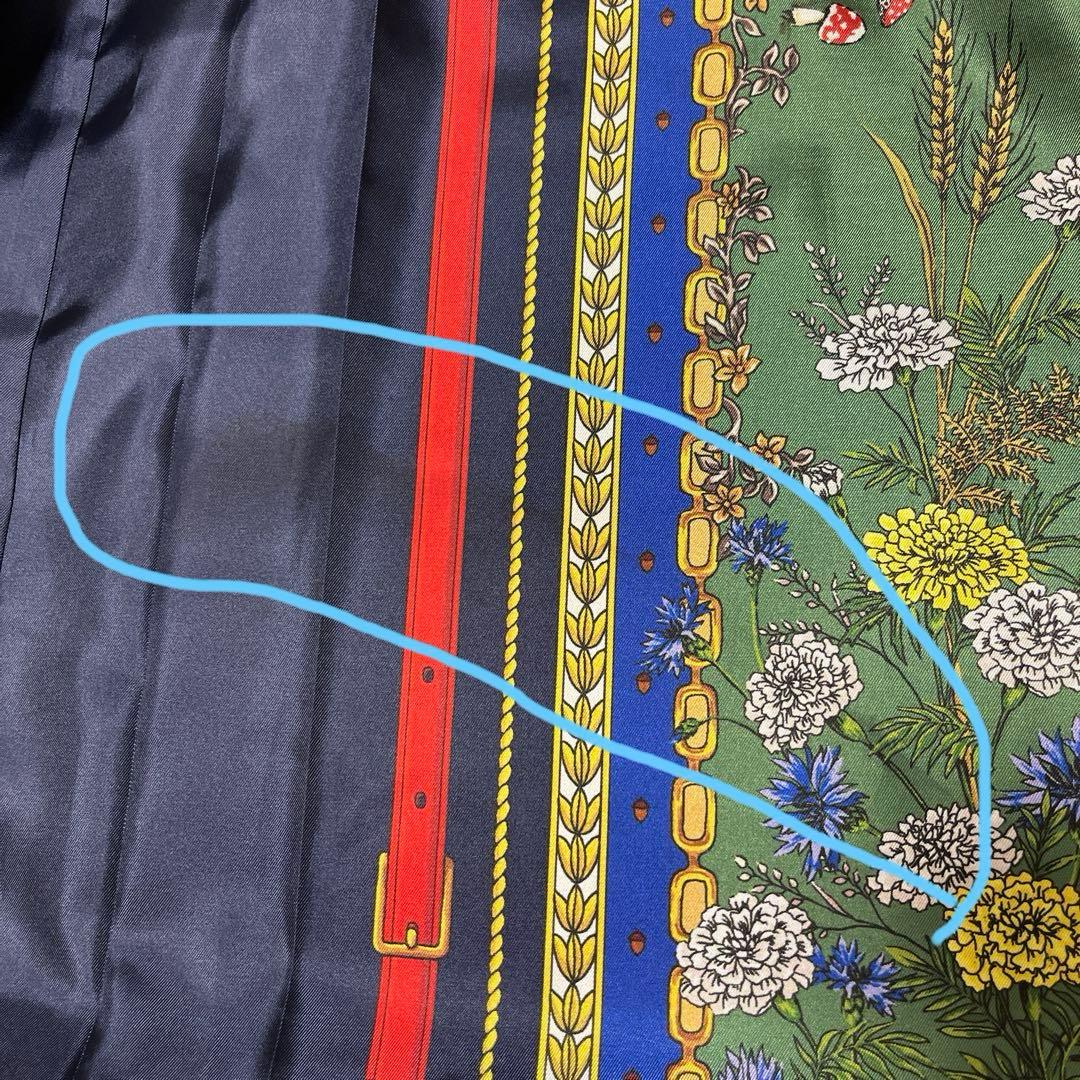 【MUVEIL】 25AW リス柄　ミューベル　スカーフ プリントスカート