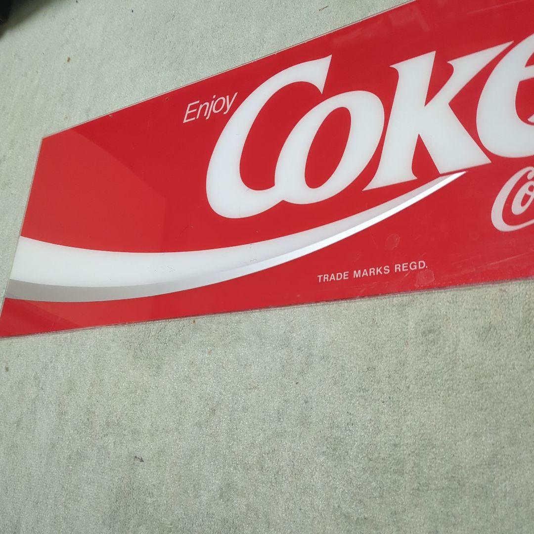 コカ・コーラ　アクリル看板　レトロ　大型サイズ