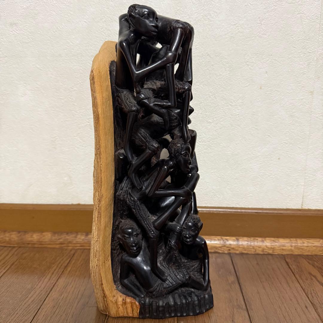 マコンデ彫刻 伝統工芸 芸術 美術 アンティーク 骨董 インテリア 置物