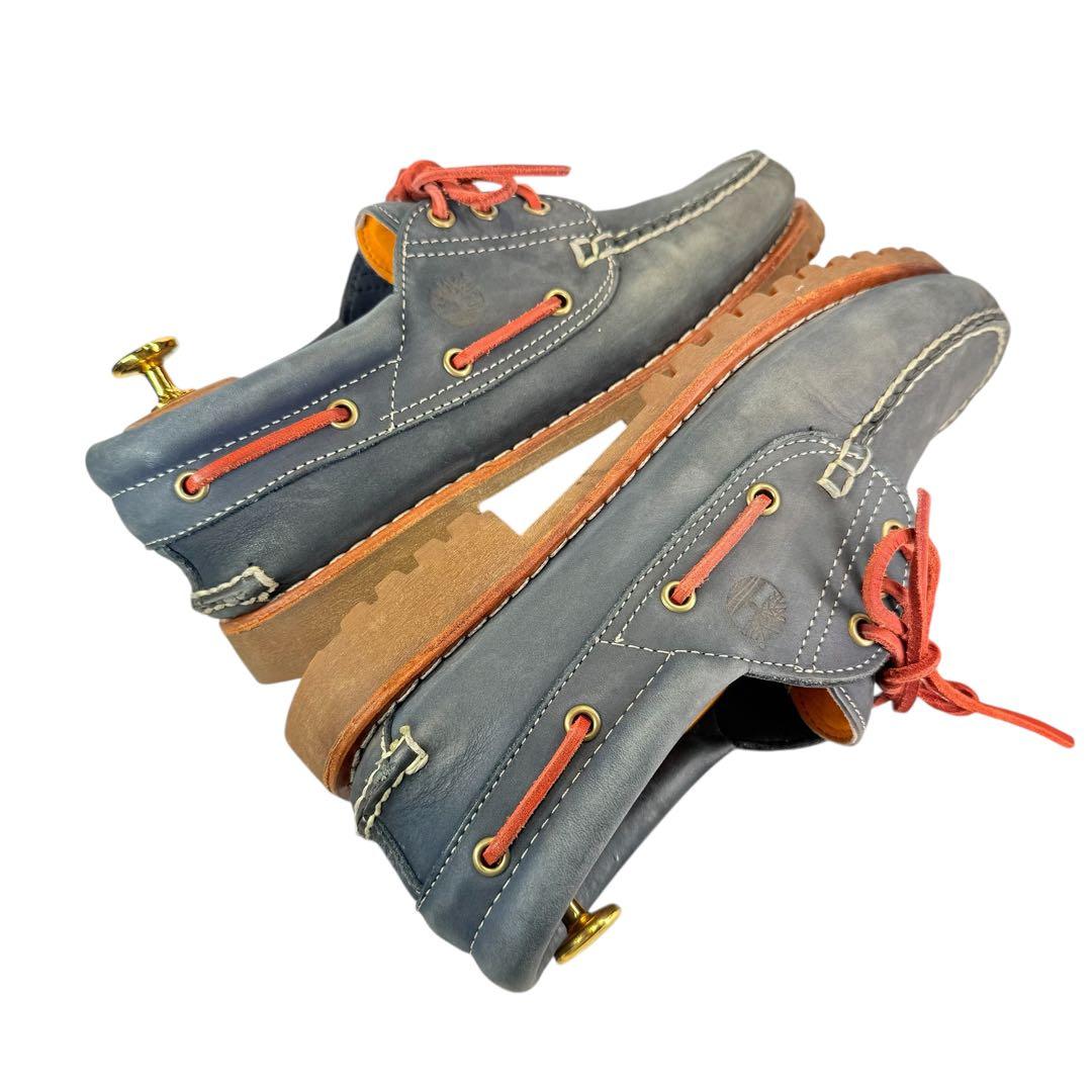 Timberland（W8）3eye Classic Lug デッキシュー紺