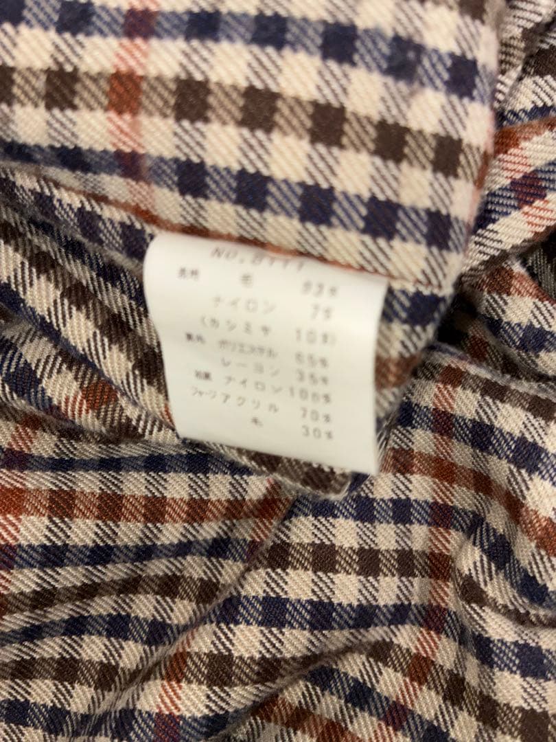 vintage ブルゾン カシミヤ混 ショート丈 レトロ古着