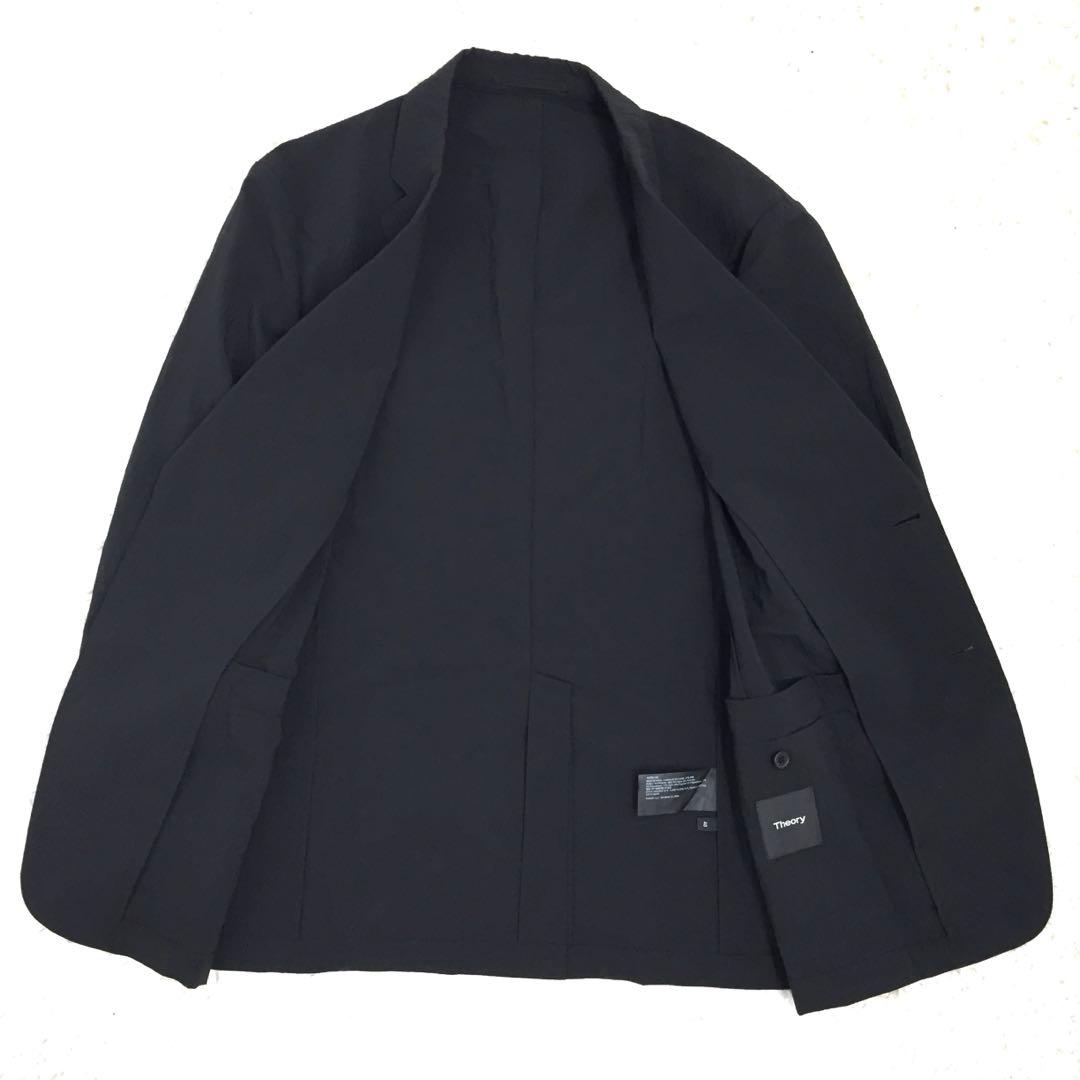 【極美品】現行 Theory セオリー シアサッカー テーラードジャケット40黒