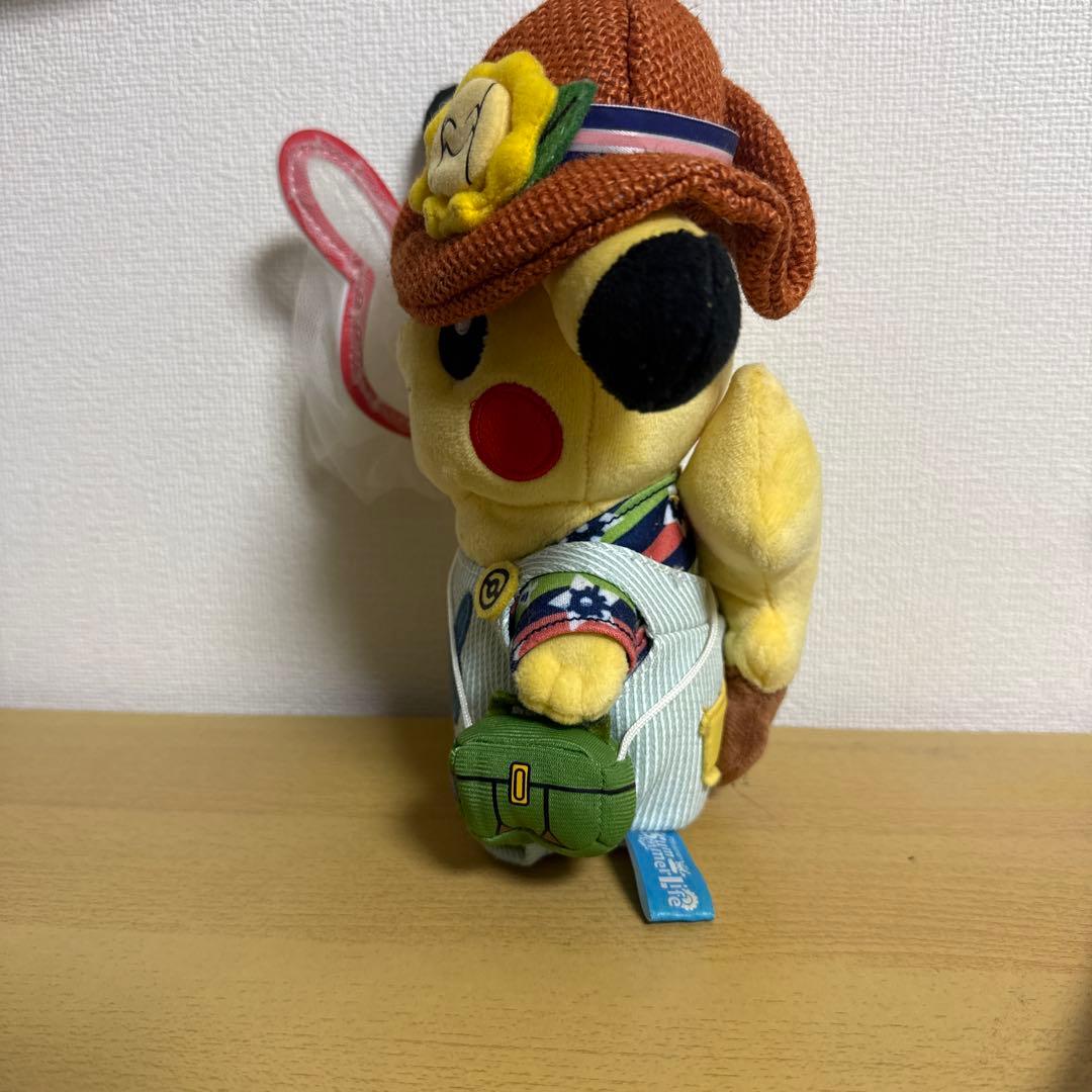 ピカチュウ ぬいぐるみ 虫取り網 ポケセン