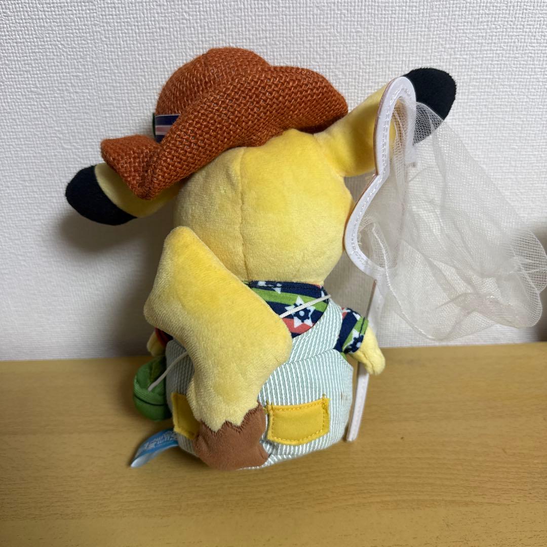 ピカチュウ ぬいぐるみ 虫取り網 ポケセン