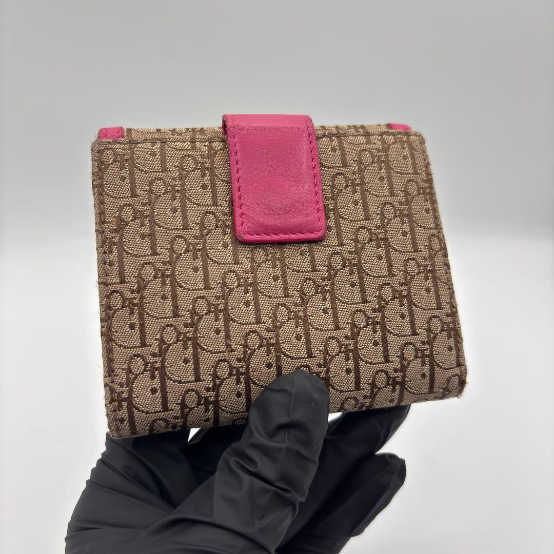 美品 Christian Dior ディオール トロッター 財布 二つ折り財布