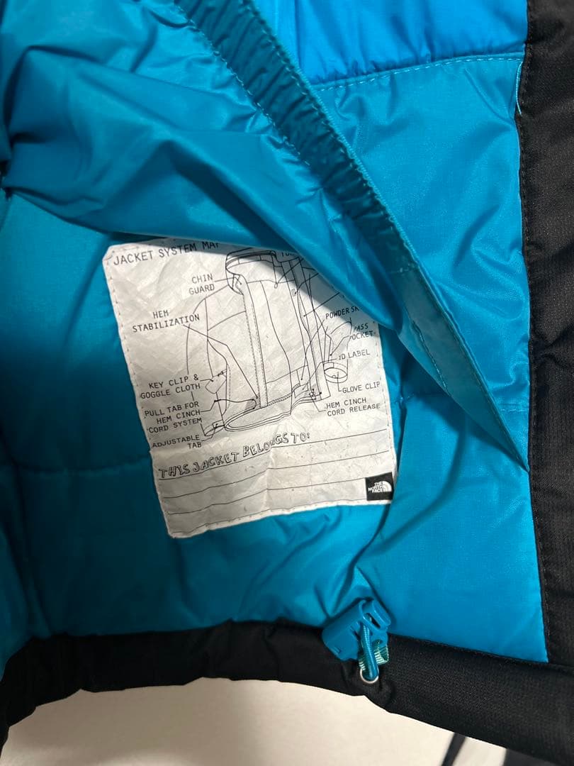 【値下げ！】NORTH FACE 子供用スノーウェア サイズS 7/8 上のみ
