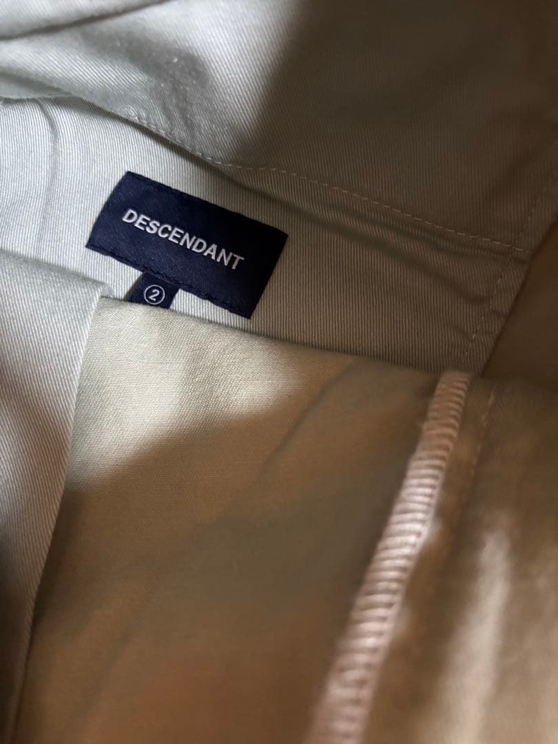DESCENDANT/CLASP TWILL TROUSERS (GREEN)２