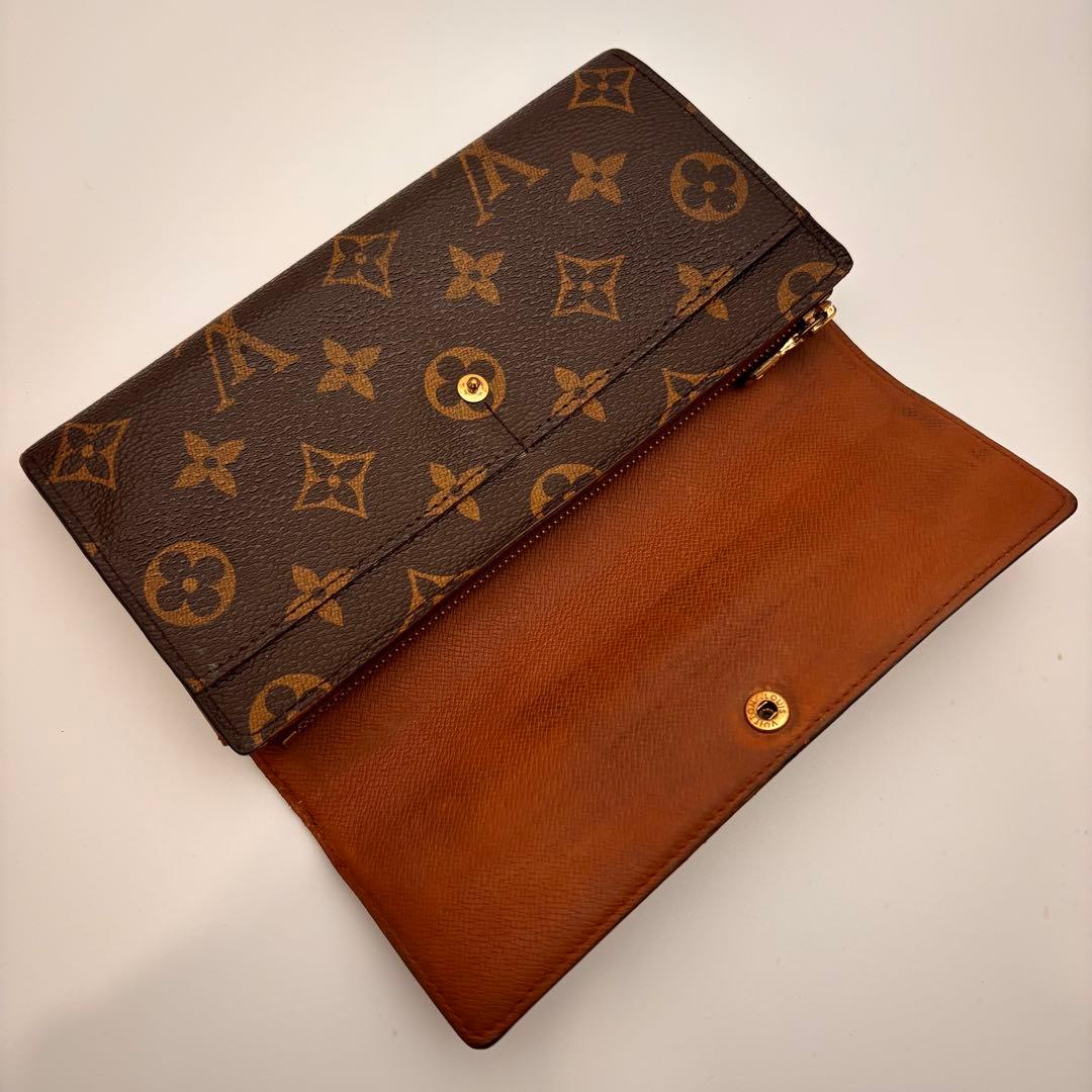 良品訳あり✨ルイヴィトン✨モノグラム✨ポシェットポルトモネクレディ 長財布