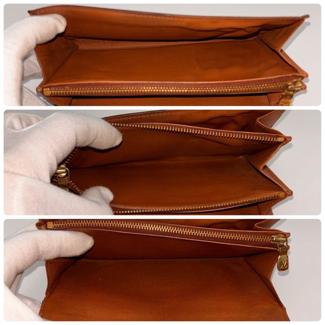 良品訳あり✨ルイヴィトン✨モノグラム✨ポシェットポルトモネクレディ 長財布