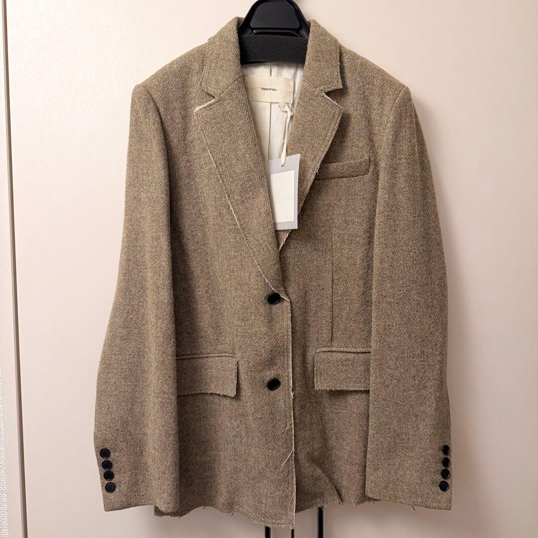 【新品タグ付き】TODAYFUL カットオフウールジャケット