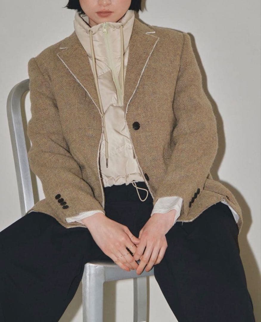 【新品タグ付き】TODAYFUL カットオフウールジャケット